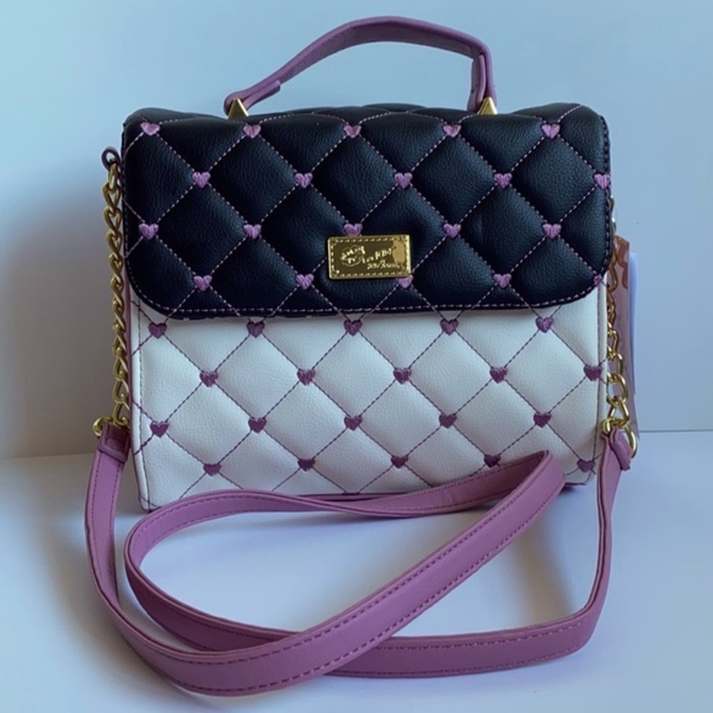 LUV BETSEY BY BETSEY JOHNSON Heart Quilted Bag